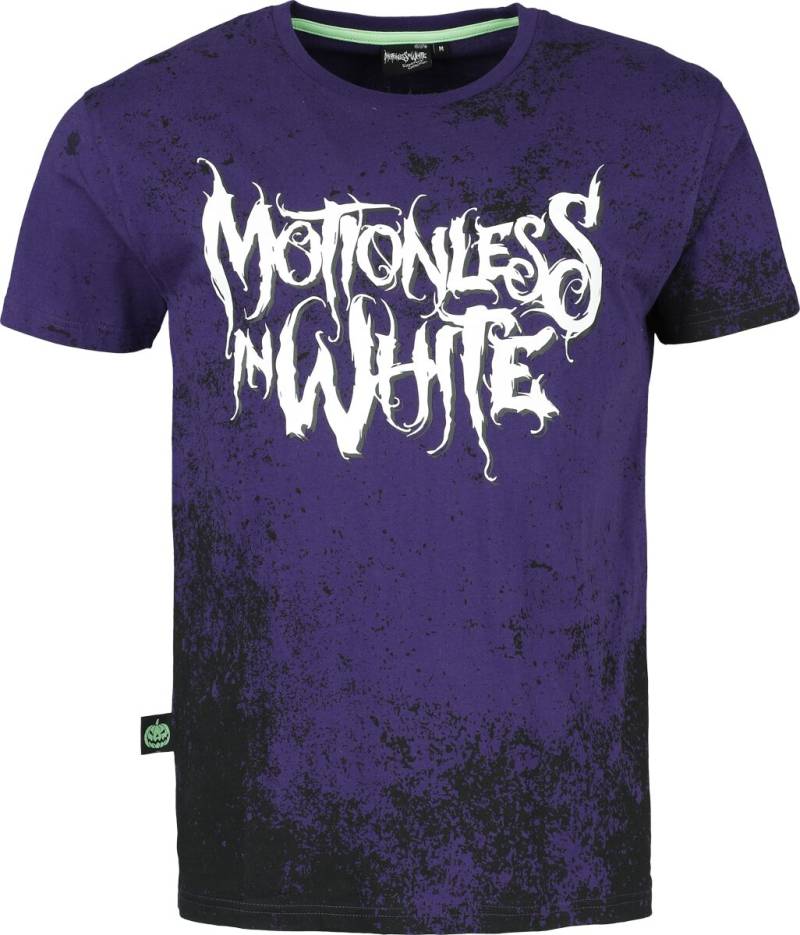 Motionless In White EMP Signature Collection T-Shirt lila schwarz in XL von Motionless In White