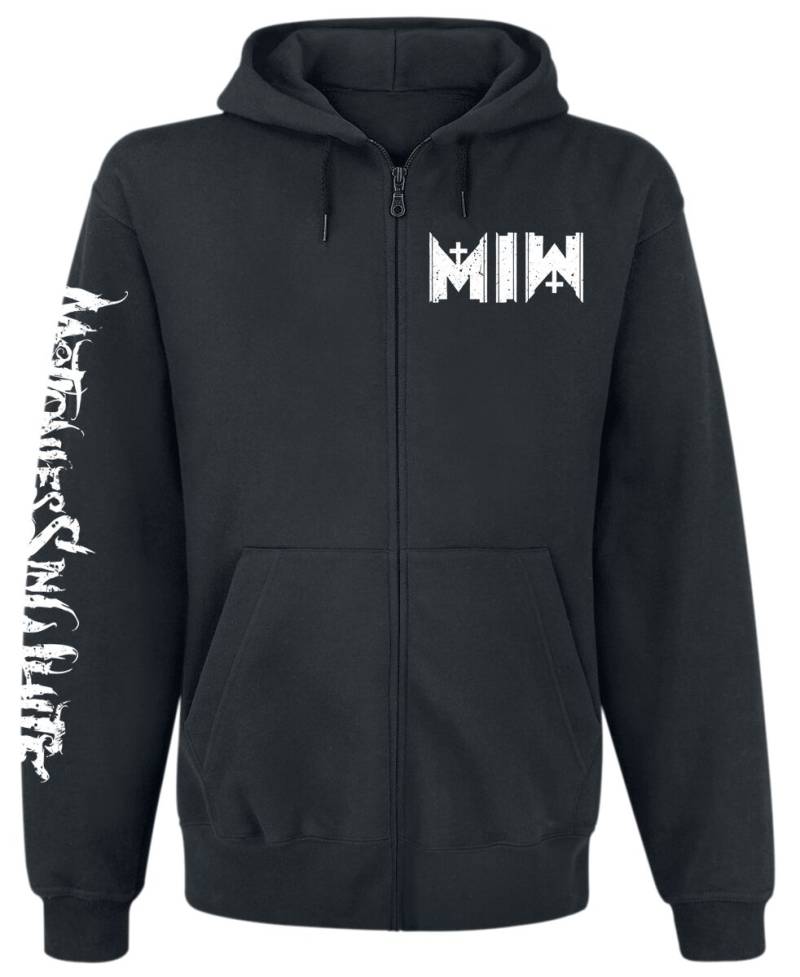 Motionless In White Kapuzenjacke - Logo - S bis XXL - für Männer - Größe XXL - schwarz  - EMP exklusives Merchandise! von Motionless In White