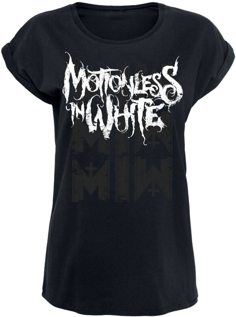 Motionless In White T-Shirt - Logo - L bis XXL - für Damen - Größe XXL - schwarz  - EMP exklusives Merchandise! von Motionless In White