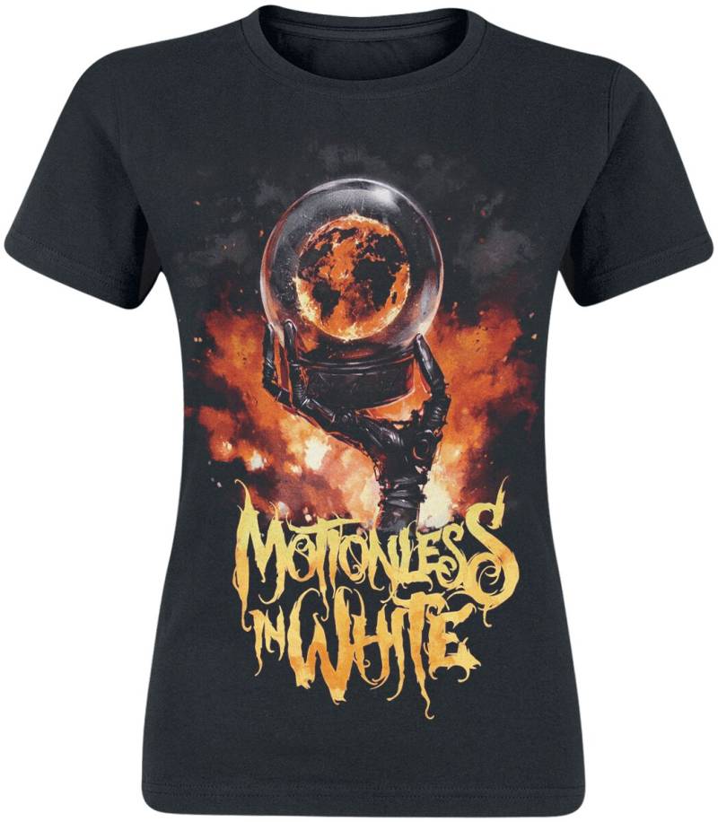 Motionless In White T-Shirt - Scoring The End Of The World - L bis XXL - für Damen - Größe L - schwarz  - Lizenziertes Merchandise! von Motionless In White