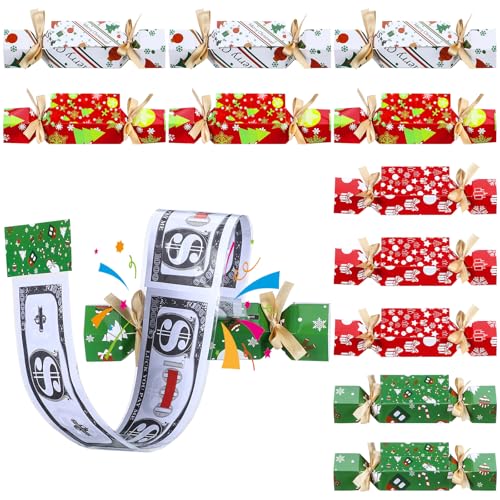 Motipuns 12 Stück Weihnachts-Überraschungs-Geldbeutel, Weihnachts-Geldhalter für Bargeld, Geschenk, Weihnachten, Süßigkeiten, Geldhalter, Ornamente, Geldgeschenkbox, lustige Möglichkeiten, Geld für Motipuns 12 Stück Weihnachts-Überraschungs-Geldbeutel, Weihnachts-Geldhalter für Bargeld, Geschenk, Weihnachten, Süßigkeiten, Geldhalter, Ornamente, Geldgeschenkbox, lustige Möglichkeiten, Geld für von Motipuns