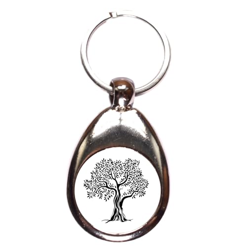 MotivMonster – Baum des Lebens - Schlüsselanhänger mit Einkaufswagenchip - Handmade – aus Metall mit magnetischem Chip - Anhänger mit Einkaufschip MotivMonster – Baum des Lebens - Schlüsselanhänger mit Einkaufswagenchip - Handmade – aus Metall mit magnetischem Chip - Anhänger mit Einkaufschip von MotivMonster