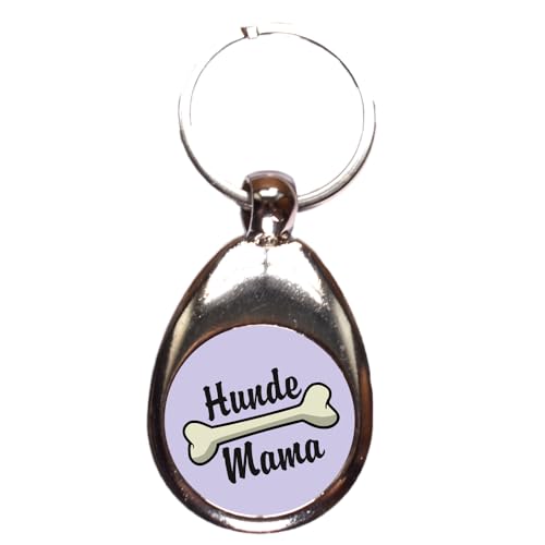 MotivMonster - Hundemama - Schlüsselanhänger mit Einkaufswagenchip - Handmade - aus Metall mit magnetischem Chip - Anhänger mit Einkaufschip MotivMonster - Hundemama - Schlüsselanhänger mit Einkaufswagenchip - Handmade - aus Metall mit magnetischem Chip - Anhänger mit Einkaufschip von MotivMonster