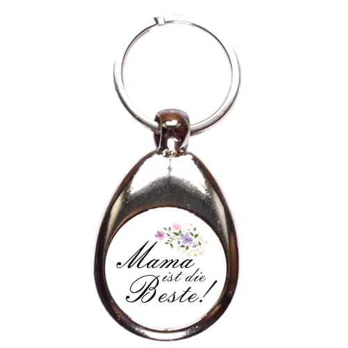 MotivMonster - Mama ist die Beste - Schlüsselanhänger mit Einkaufswagenchip - Handmade - aus Metall mit magnetischem Chip - Anhänger mit Einkaufschip MotivMonster - Mama ist die Beste - Schlüsselanhänger mit Einkaufswagenchip - Handmade - aus Metall mit magnetischem Chip - Anhänger mit Einkaufschip von MotivMonster