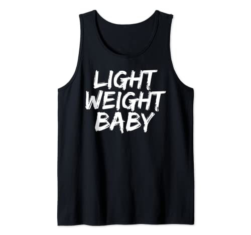 Light Weight Baby | Old School Bodybuilding Tank Top von Motivation Bodybuilding Geschenke Für Bodybuilder