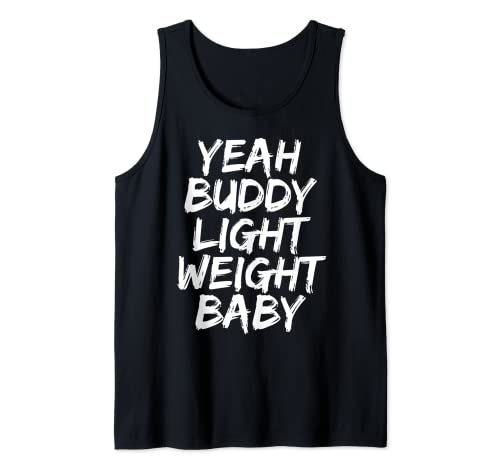 Yeah Buddy Light Weight Baby | Old School Bodybuilding Tank Top von Motivation Bodybuilding Geschenke Für Bodybuilder