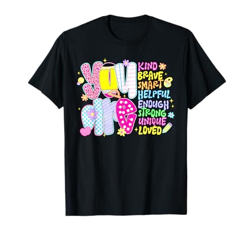 Du bist klug, mutig, stark, nett, geliebt, Motivation, Lehrer, Kind T-Shirt von Motivation Teacher Kid Apparel