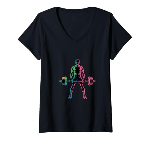 Damen Stärker als gestern Motivierendes Fitness-Fitnessstudio. T-Shirt mit V-Ausschnitt Damen Stärker als gestern Motivierendes Fitness-Fitnessstudio. T-Shirt mit V-Ausschnitt von Motivational Fitness Gym Workout Inspirational