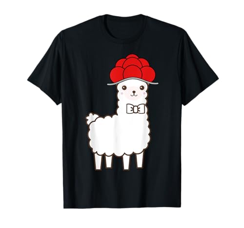 Schwarzwald Lama Alpaka Bollenhut - Erwachsenen/ Kinder T-Shirt von Motive für Schwarzwälder