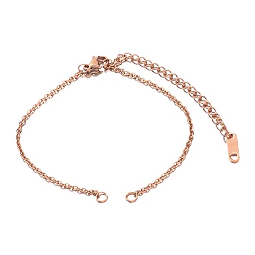 MotiveTech Extension Tail Chain Schmuck Verlängerungskette Edelstahl mit Clipverschluss Zum Anbringen von Schmuckstücken für DIY Bastelarbeiten Schmuckdesign von MotiveTech