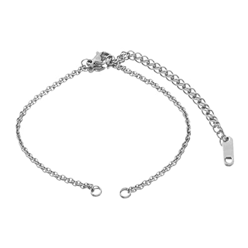 MotiveTech Extension Tail Chain Schmuckverlängerung Edelstahl Kette mit Clipverschluss für Selbstgemachte DIY Schmuckprojekte für Kettenreparatur von MotiveTech