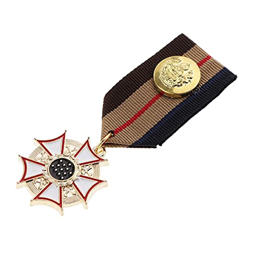 MotiveTech Geometrische Medaille Abzeichen Revers Brosche Militär Uniform Corsage Schmuck, Stil 3 von MotiveTech