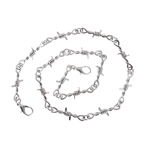 MotiveTech Halskette mit Karabinerverschluss, Disteln Und Dornen von MotiveTech