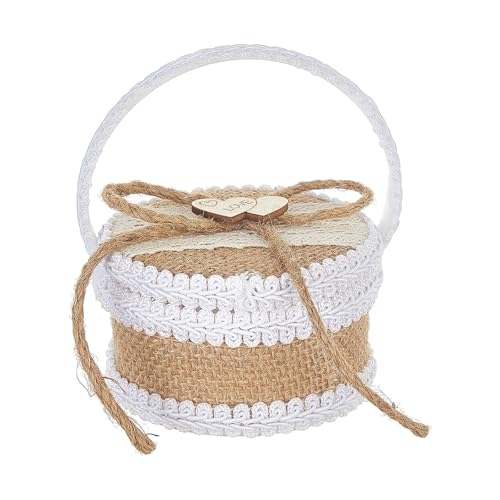 MotiveTech Trägerbox Zur Hochzeit, 2 Ringe, Schlitz, Erinnerungsbox, Halter für Jubiläen von MotiveTech