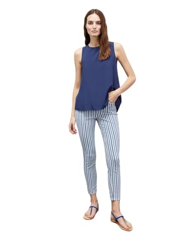 Motivi: Gestreifte Skinny-Jeans Light - Blue 46 Spring Summer 24 von Motivi