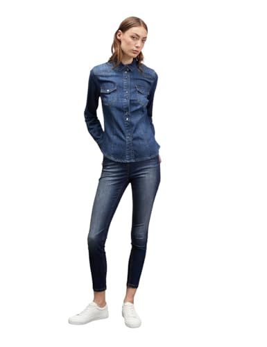 Motivi: Hemdbluse aus Denim Blau 42 Autum Winter 24 von Motivi