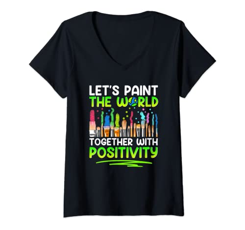 Damen Motivierender Spruch, inspirierendes lustiges Zitat T-Shirt mit V-Ausschnitt Damen Motivierender Spruch, inspirierendes lustiges Zitat T-Shirt mit V-Ausschnitt von Motivierender inspirierender lustiger Spruch
