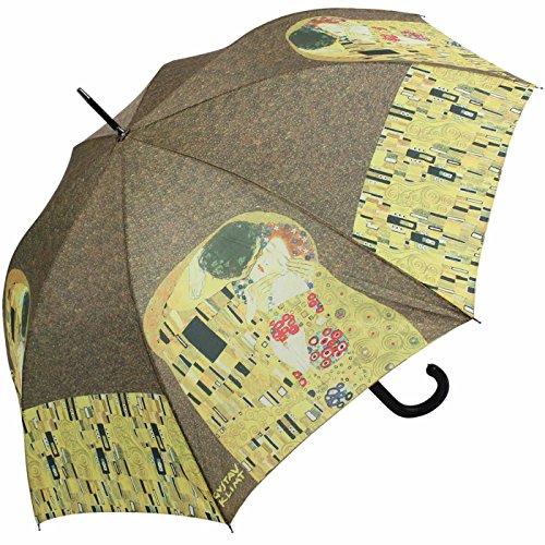 Regenschirm Schirm Automatik - Gustav Klimt Der Kuss von Motivschirme