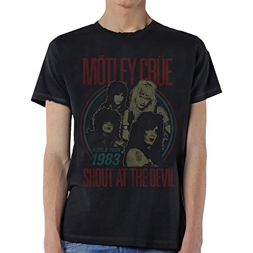 Motley Crue Herren Mottee21mb T-Shirt, Schwarz, XL von Motley Crue