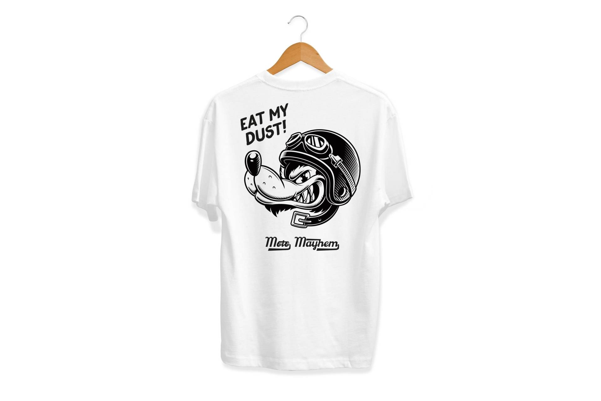 Essen Sie Meinen Staub T-Shirt, Motorrad Wolf Moto Mayhem Unisex Erwachsene T-Shirt Essen Sie Meinen Staub T-Shirt, Motorrad Wolf Moto Mayhem Unisex Erwachsene T-Shirt von MotoMayhemStore