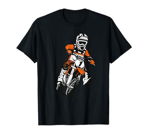 Motocross Kinder Pilot Motorradfahren Rennen All Terrain T-Shirt Motocross Kinder Pilot Motorradfahren Rennen All Terrain T-Shirt von Motocross Moto Motocyclisme Enfants