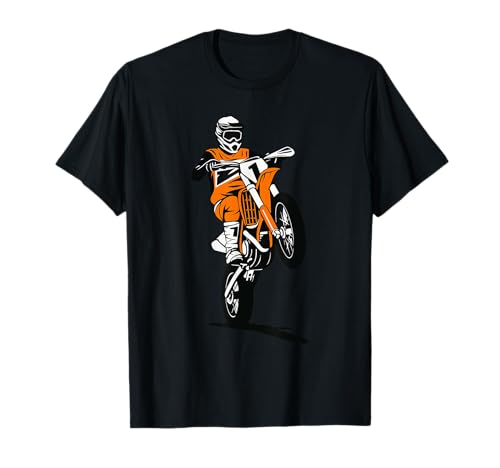 Motocross Kinder Pilot Motorradfahren Rennen All Terrain T-Shirt von Motocross Moto Motocyclisme Enfants