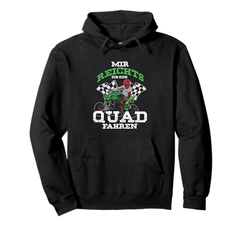 Quad Fahren Quads Quadfahrer Motocross ATV Geschenk Pullover Hoodie von Motorsport Motorrad Wintersport Schnee Extremsport
