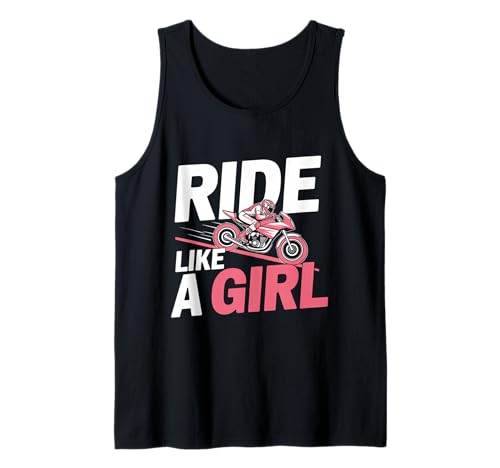 Motocross-Dirtbike-Fahrt wie EIN Mädchen Supercross MX Tank Top von Motocross Rider Design Apparel