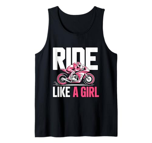 Motocross-Dirtbike-Fahrt wie EIN Mädchen Supercross MX Tank Top von Motocross Rider Design Apparel