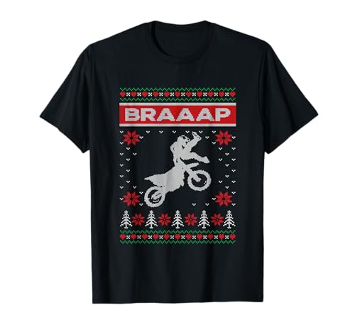 Motocross Hässlicher Weihnachtspullover für Jungen und Herren T-Shirt Motocross Hässlicher Weihnachtspullover für Jungen und Herren T-Shirt von Motocross Ugly Christmas Sweater