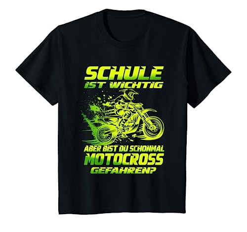 Kinder Cross motorrad Motocross Kind Kindercross T-Shirt von Motocross für Kinder Cross Bekleidung Jungen