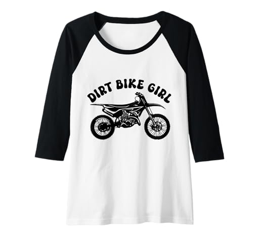 Damen Dirt Bike Girl Motocross Enduro Rider Lustiges Motorrad Raglan Damen Dirt Bike Girl Motocross Enduro Rider Lustiges Motorrad Raglan von Motocross & Dirt Bike - Apparel & Gifts