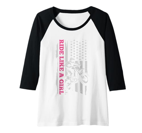 Damen Dirt Bike Girl Motocross Enduro Rider Lustiges Motorrad Raglan Damen Dirt Bike Girl Motocross Enduro Rider Lustiges Motorrad Raglan von Motocross & Dirt Bike - Apparel & Gifts