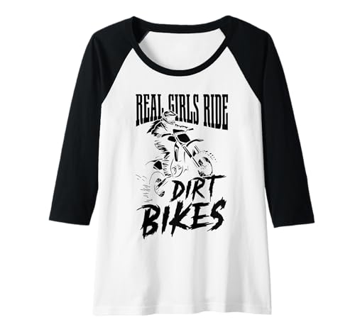 Damen Dirt Bike Girl Motocross Enduro Rider Lustiges Motorrad Raglan Damen Dirt Bike Girl Motocross Enduro Rider Lustiges Motorrad Raglan von Motocross & Dirt Bike - Apparel & Gifts