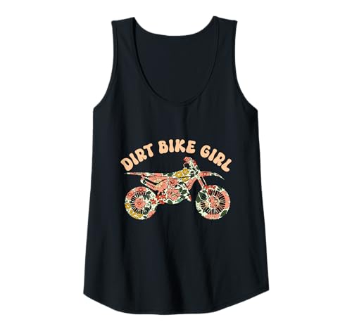 Damen Dirt Bike Girl Motocross MX Rider Motorrad Floral Hippie Tank Top Damen Dirt Bike Girl Motocross MX Rider Motorrad Floral Hippie Tank Top von Motocross & Dirt Bike - Apparel & Gifts