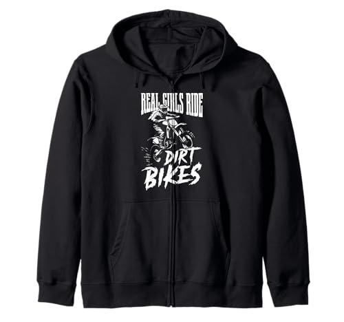 Dirt Bike Girl Motocross Enduro Rider Lustiges Motorrad Kapuzenjacke von Motocross & Dirt Bike - Apparel & Gifts