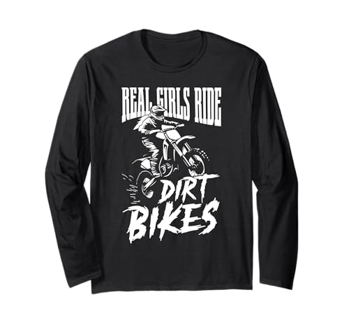 Dirt Bike Girl Motocross Enduro Rider Lustiges Motorrad Langarmshirt Dirt Bike Girl Motocross Enduro Rider Lustiges Motorrad Langarmshirt von Motocross & Dirt Bike - Apparel & Gifts