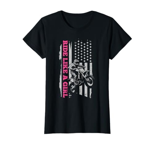 Dirt Bike Girl Motocross Enduro Rider Lustiges Motorrad T-Shirt von Motocross & Dirt Bike - Apparel & Gifts