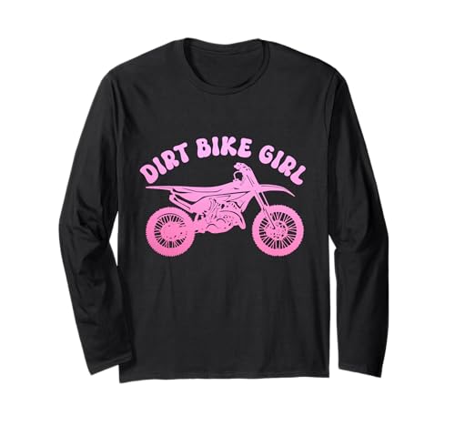 Dirt Bike Girl Motocross Enduro Rider Lustiges rosa Motorrad Langarmshirt Dirt Bike Girl Motocross Enduro Rider Lustiges rosa Motorrad Langarmshirt von Motocross & Dirt Bike - Apparel & Gifts