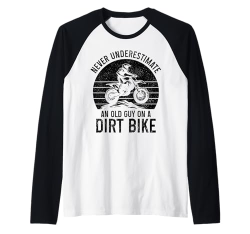 Herren Dirt Bike Motocross Enduro Rider Lustiges Motorrad Raglan Herren Dirt Bike Motocross Enduro Rider Lustiges Motorrad Raglan von Motocross & Dirt Bike - Apparel & Gifts