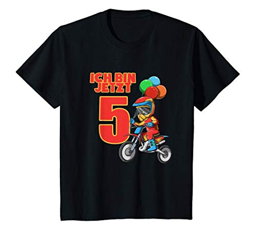 Kinder Motocross und Motorrad - 5 Jahre Kindergeburtstag Geschenk T-Shirt Kinder Motocross und Motorrad - 5 Jahre Kindergeburtstag Geschenk T-Shirt von Motocross und Motorrad Kindergeburtstag Geschenk