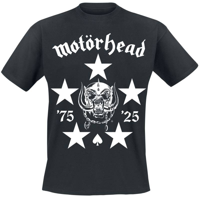 Motörhead 50 BMG Logo T-Shirt schwarz in 4XL von Motörhead