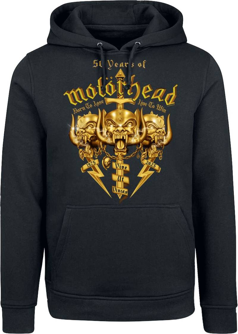 Motörhead 50 Years Of Motörhead Kapuzenpullover schwarz in L von Motörhead