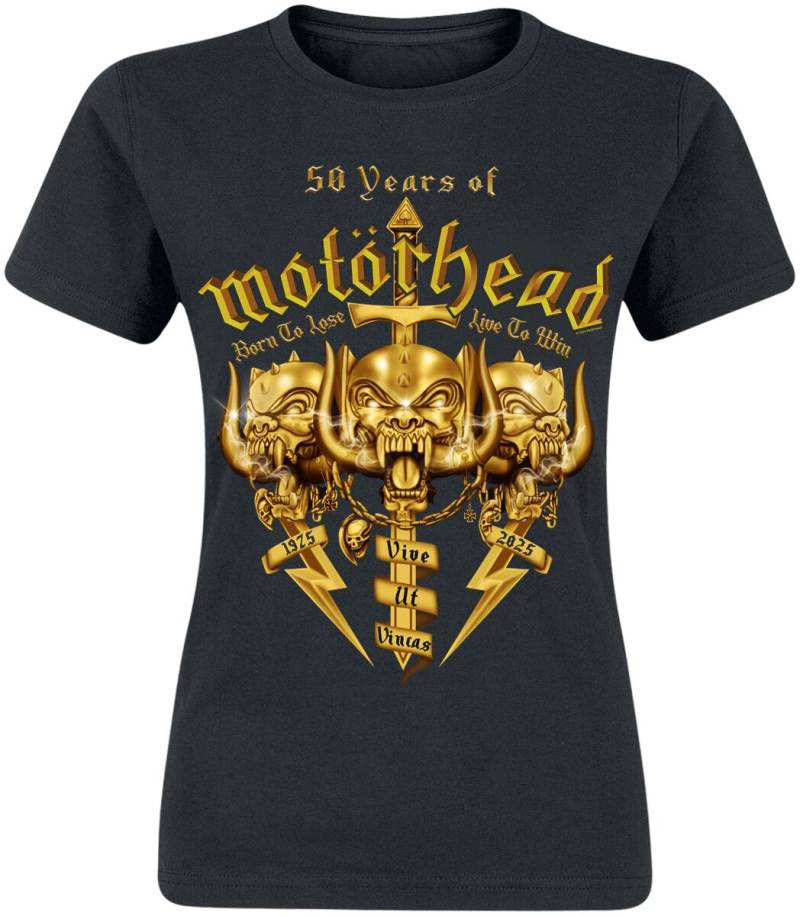 Motörhead 50 Years Of Motörhead T-Shirt schwarz in M von Motörhead