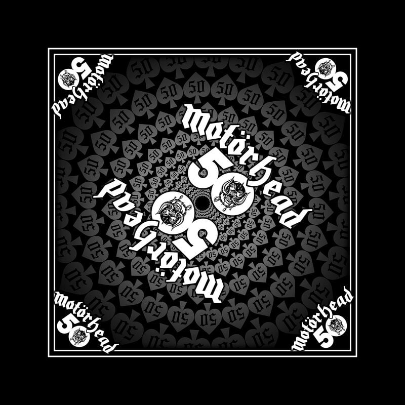 Motörhead 50 Years Tuch schwarz von Motörhead
