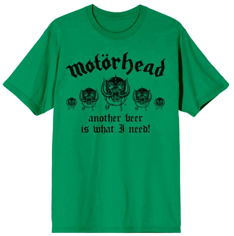 Motörhead 50th Another Beer T-Shirt grün in XXL von Motörhead