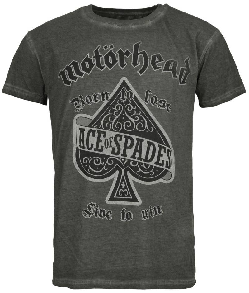 Motörhead Ace Of Spades T-Shirt anthrazit in 4XL von Motörhead