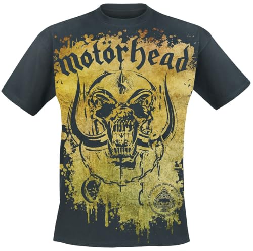 Motörhead Acid Splatter Männer T-Shirt schwarz M 100% Baumwolle Band-Merch, Bands von Motörhead