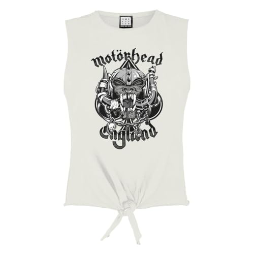 Motörhead Amplified Collection - Snaggeltooth Crest Frauen Top weiß S von Motörhead