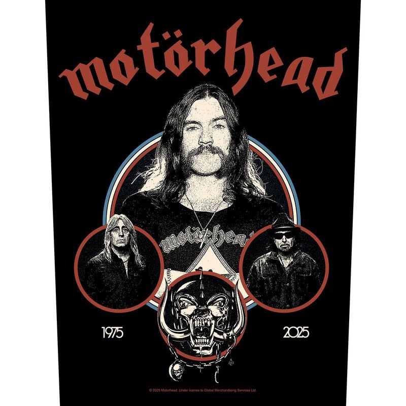 Motörhead Backpatch - Band Circle - multicolor  - Lizenziertes Merchandise! von Motörhead